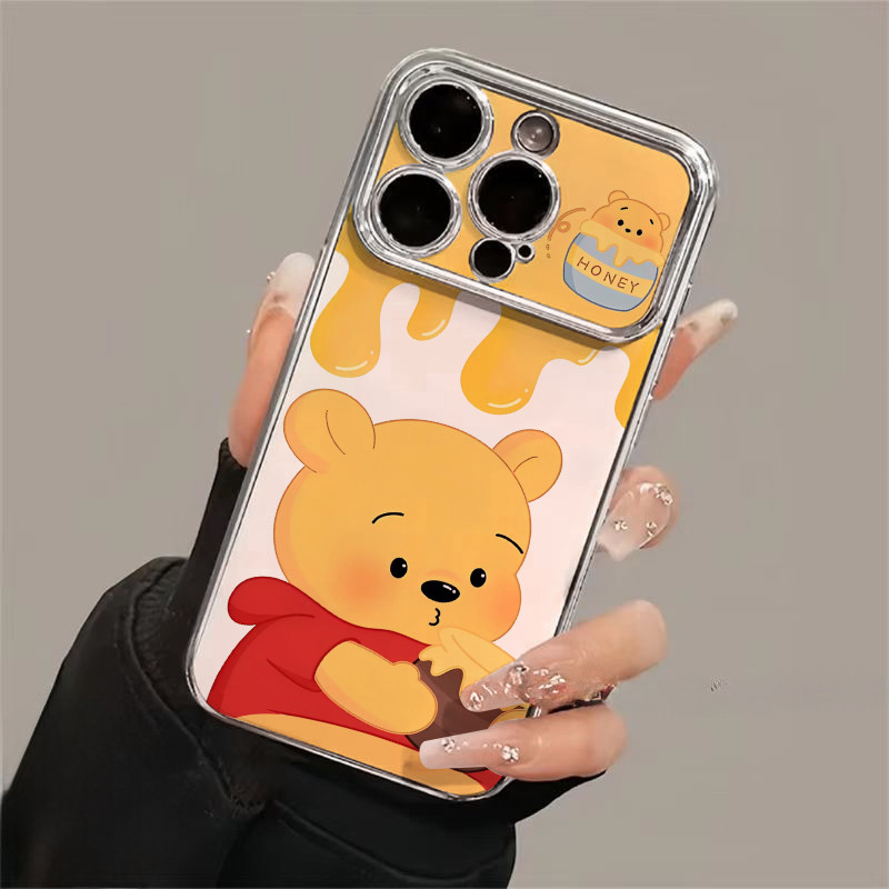 เคสมือถือ IPhone 13 15 11 17 16 12 14 ProMax ภาพวาดหมีน้ำผึ้ง 7 8Plus ...