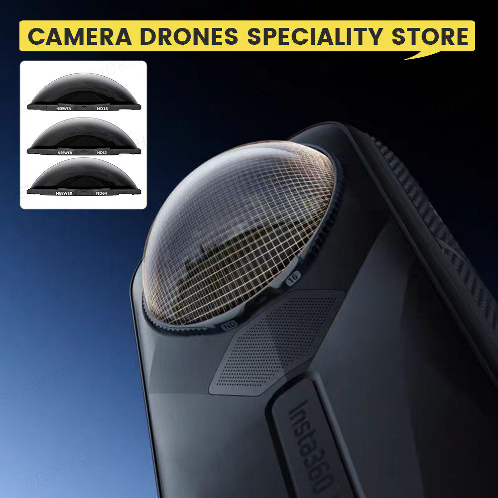 ND เลนส์สําหรับ Insta360 X5 ND16 ND32 ND64 Optical Glass Neutral ...