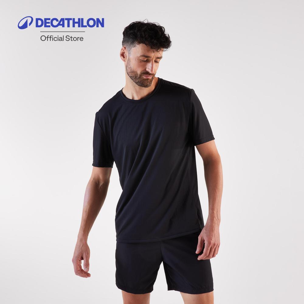 Decathlon Men’S Kiprun Run 100 Running T-Shirt เสื้อวิ่งสำหรับผู้ชาย รุ่น Kiprun 100 – Black
