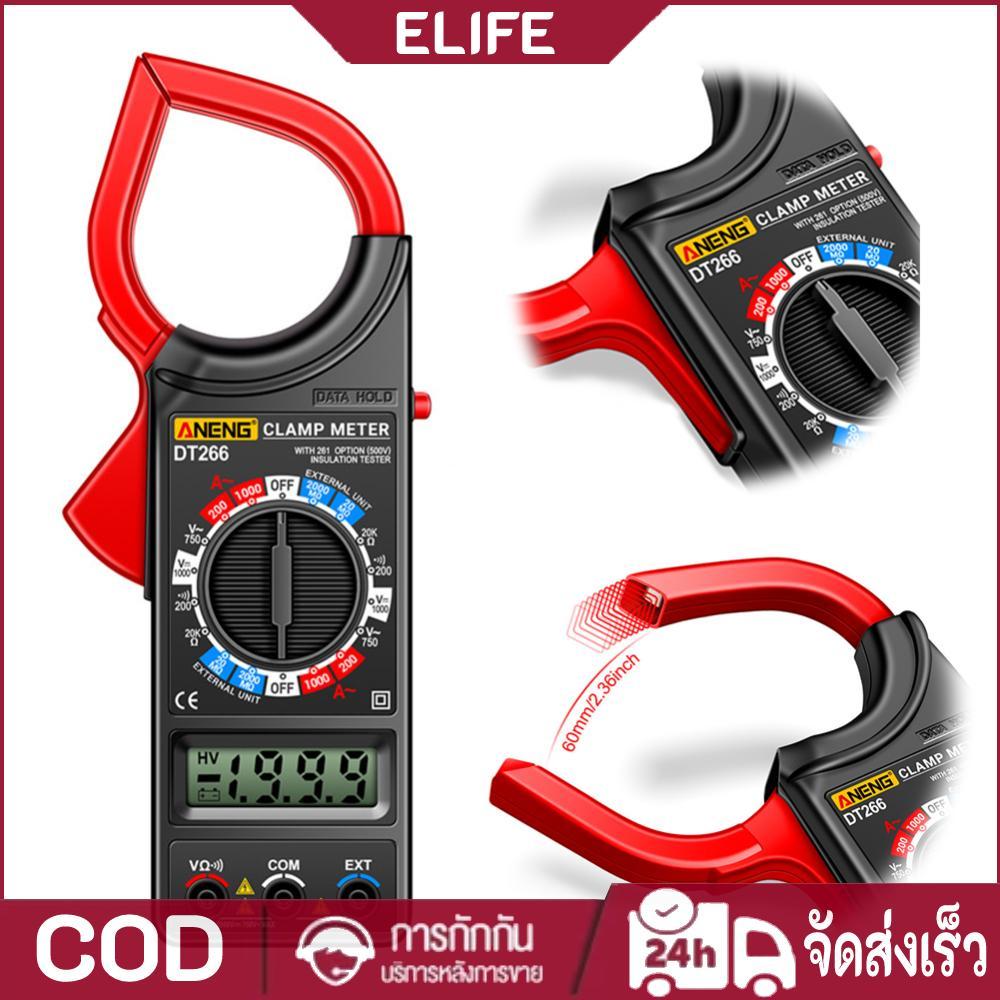 Digital Professional Clamp Meter Data Show AC DC Voltage Current Tester ...