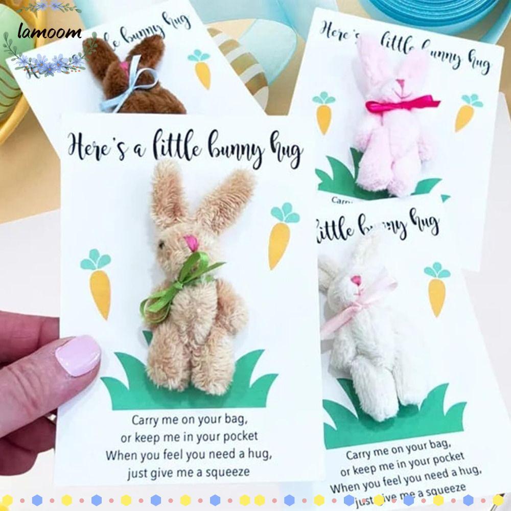 LAMOO Cuddly Bunny Pocket Hug, Rabbit Happy Easter Easter Pocket Hug ...