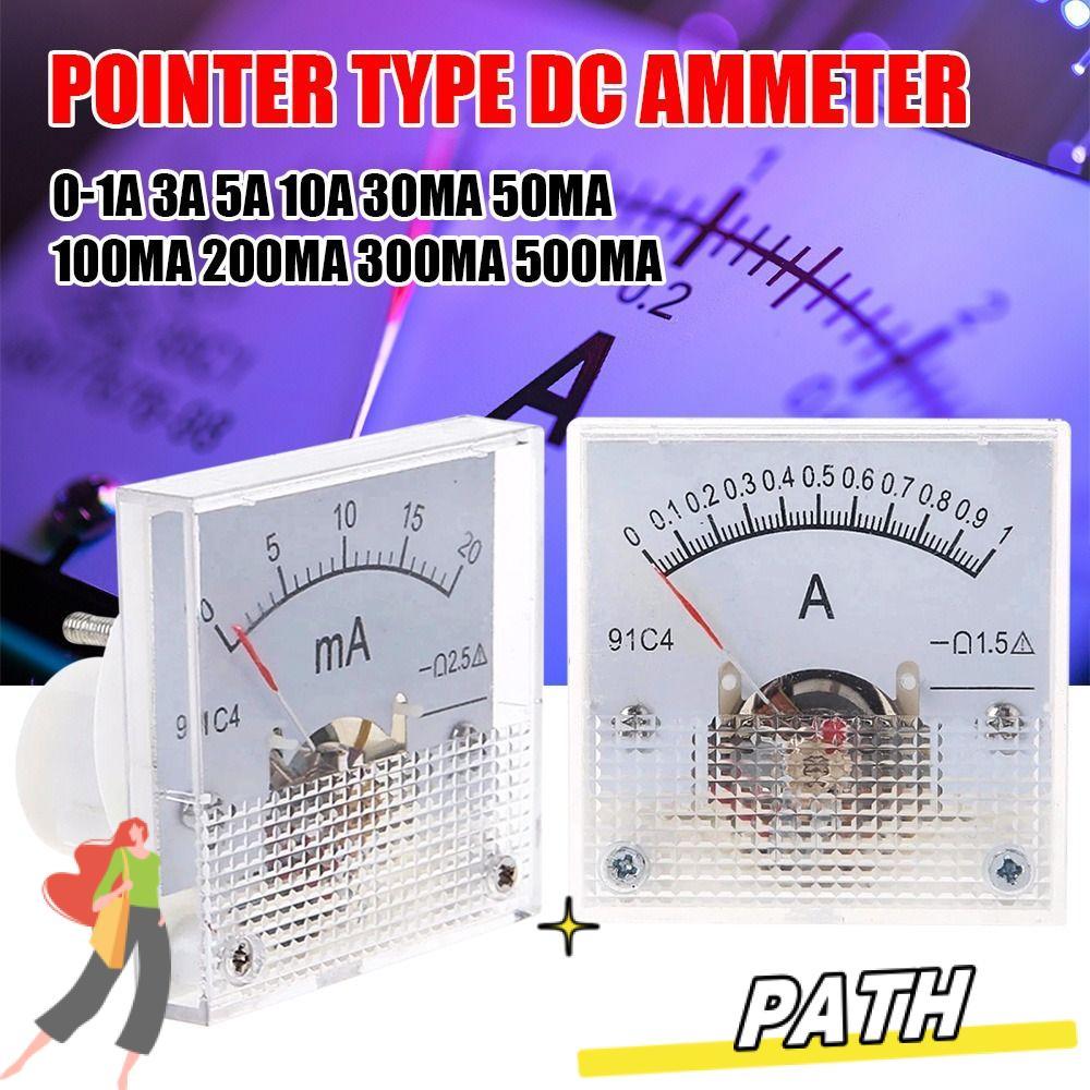 PATH DC Amp Meters Class 2.5 ความแม่นยํา 91C4 Ammeter Head Ammeter ...
