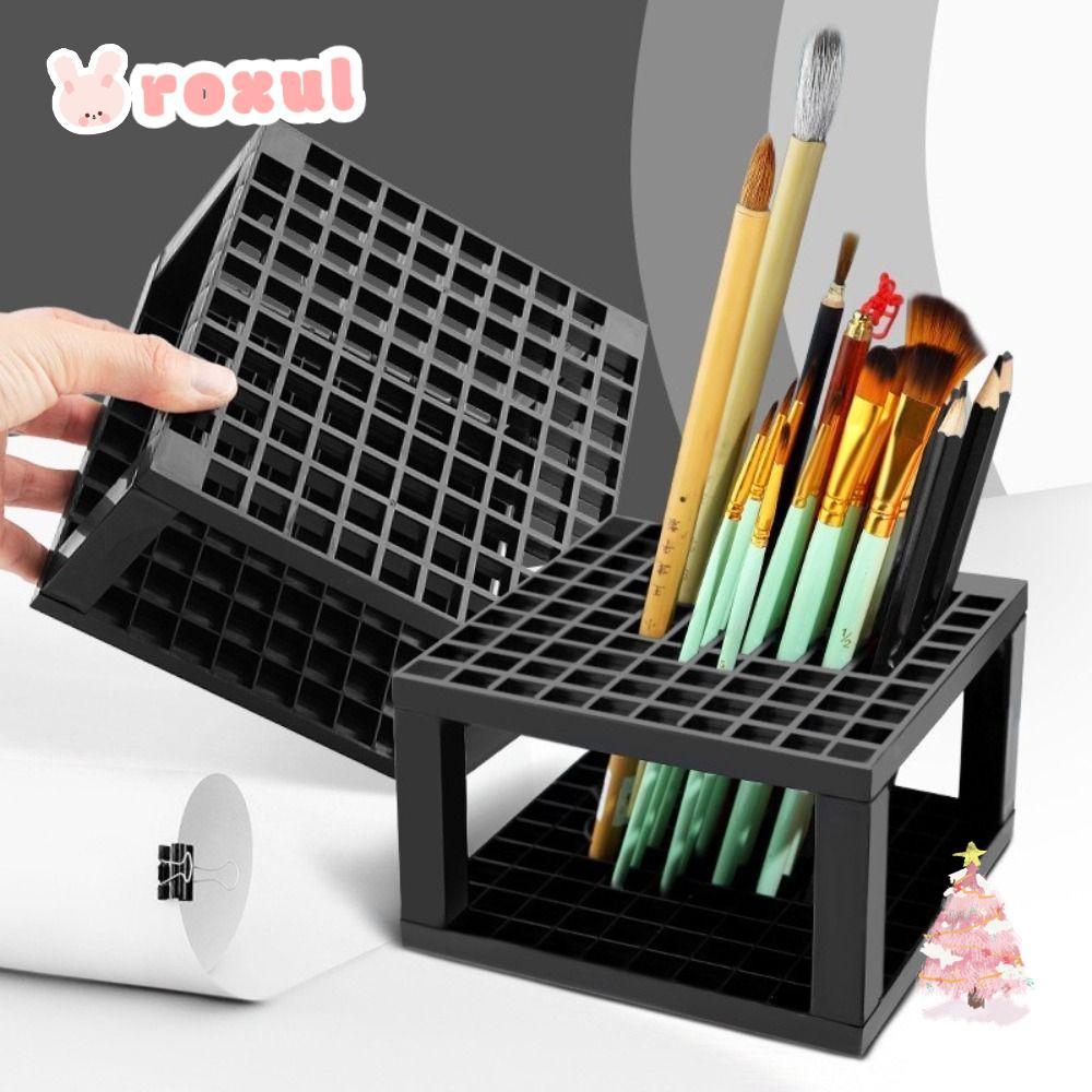 ROXUL ที่ใส่ปากกากล่องเก็บถือชั้นเก็บออแกไนเซอร์เครื่องเขียนภาพวาดศิลปะ ...
