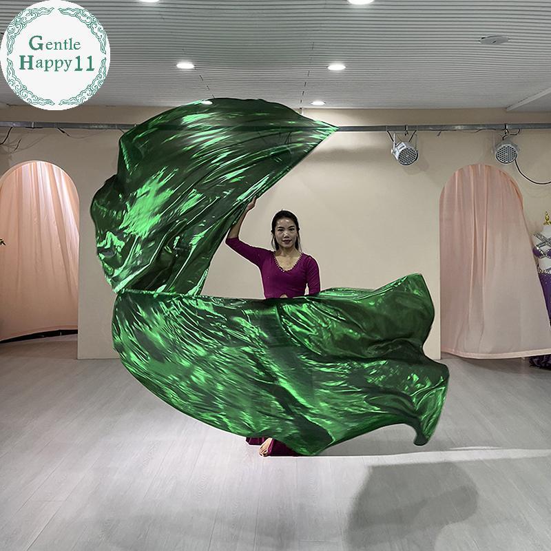 GentleHappy Dance Props ธง Telescopic Sticks 140*140 ซม.หลายสี Belly ...