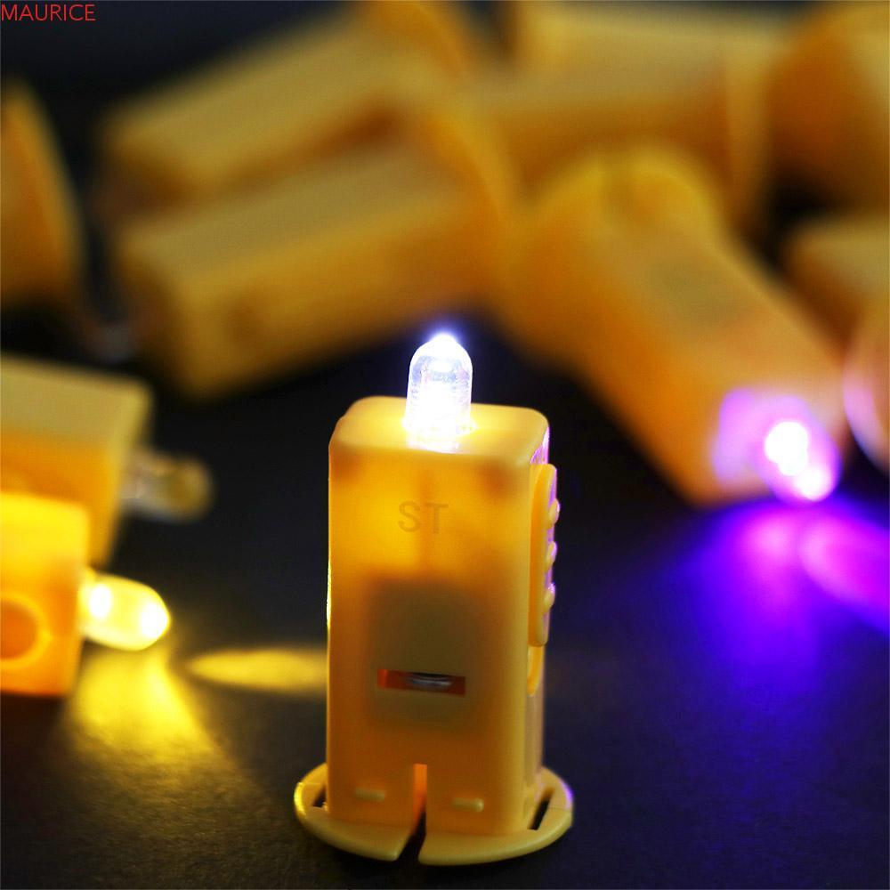 MAURICE 10 ชิ้นโคมไฟ LED Wick, วัสดุ DIY โคมไฟในตัวโคมไฟ, ใช้งานง่ายไฟ ...