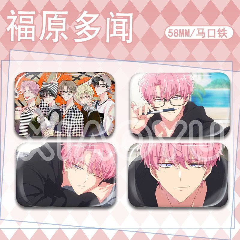 Kinoshita Utage Fukuhara Tamon Pin Badge อะนิเมะป้ายสำหรับกระเป๋า เข็ม ...