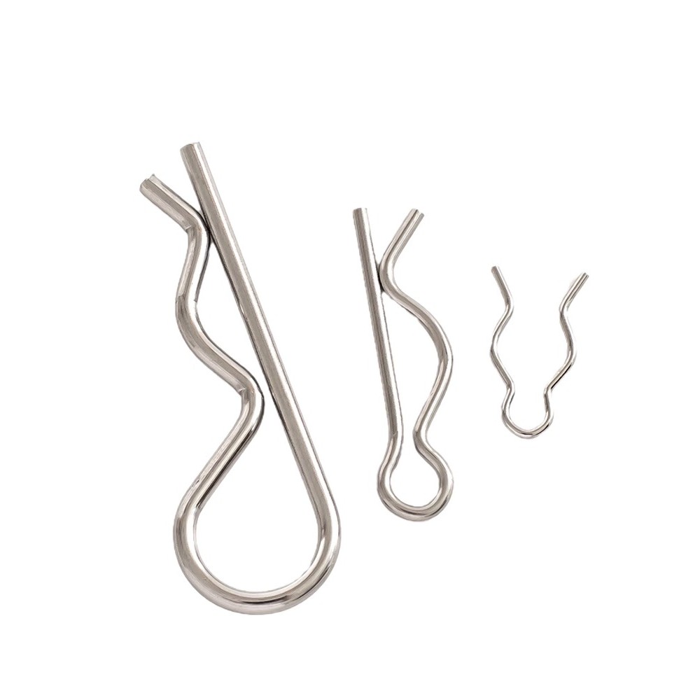 304 สแตนเลส B-Type เปิด Pin Wave Pin R-Type Pin การ์ด Pin ผมเกราะล็อค ...
