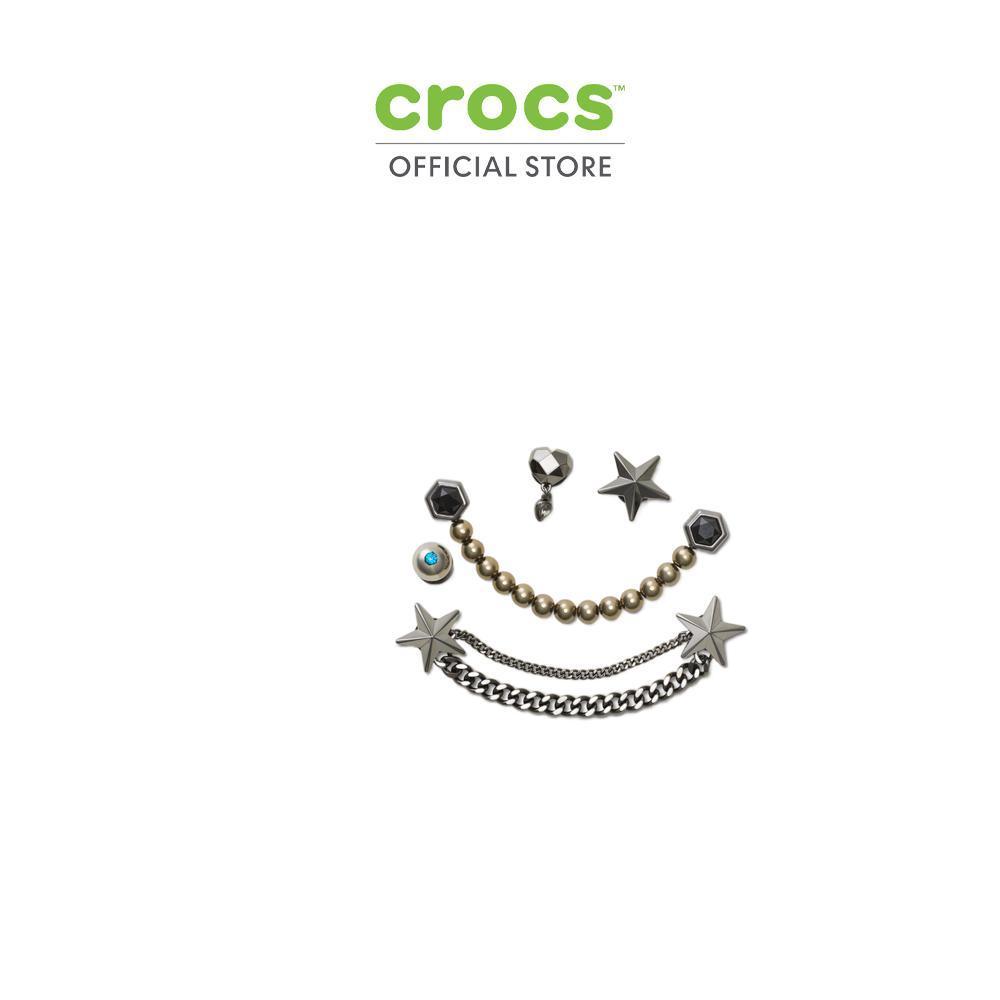CROCS ตัวติดรองเท้า JIBBITZ™ PUNK GUNMETAL 5 PACK รุ่น 10015561 ...