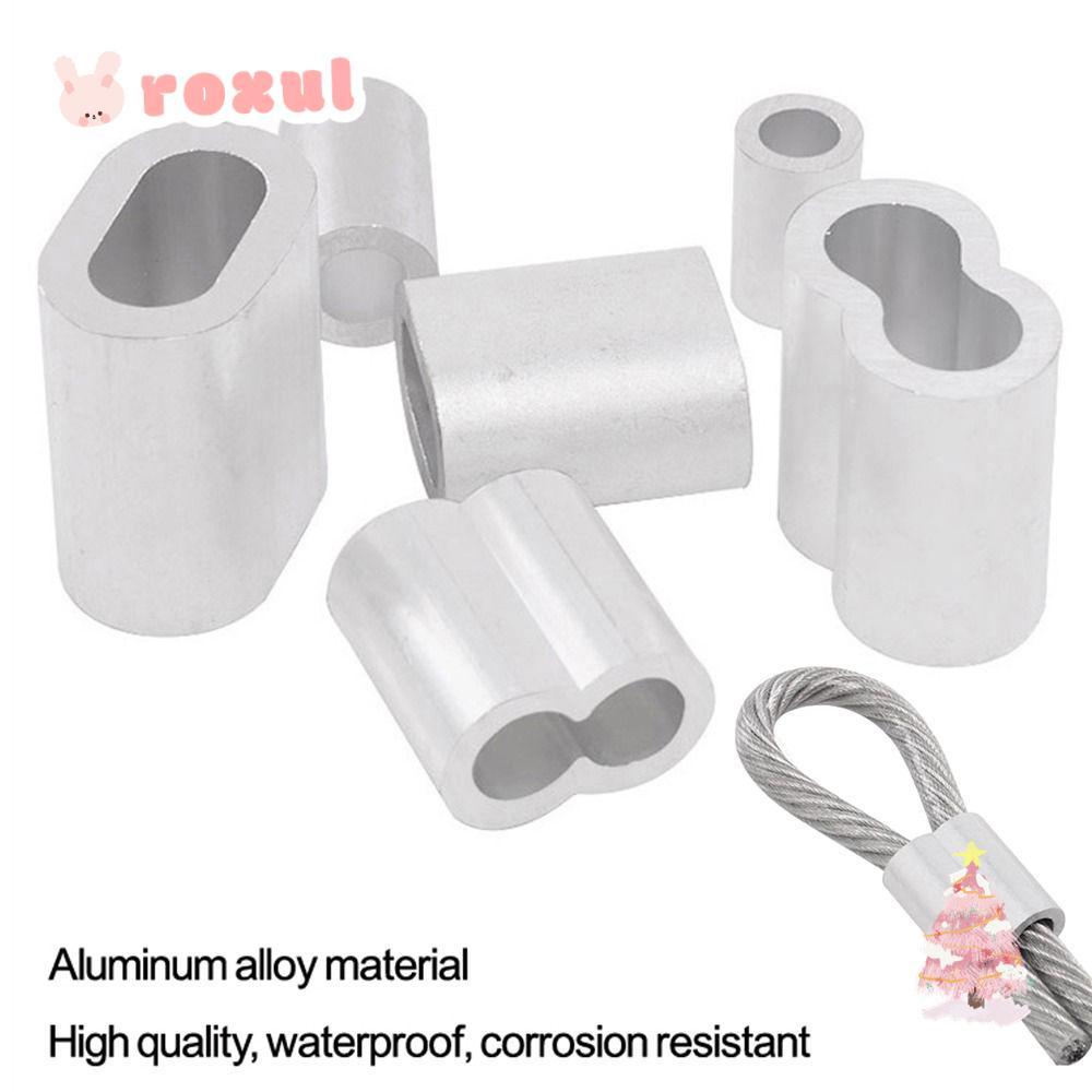 ROXUL 10-50 ชิ้น Crimp Sleeve, Fixing คลิปฮาร์ดแวร์คลิปสาย,ทนทาน M1 ถึง ...