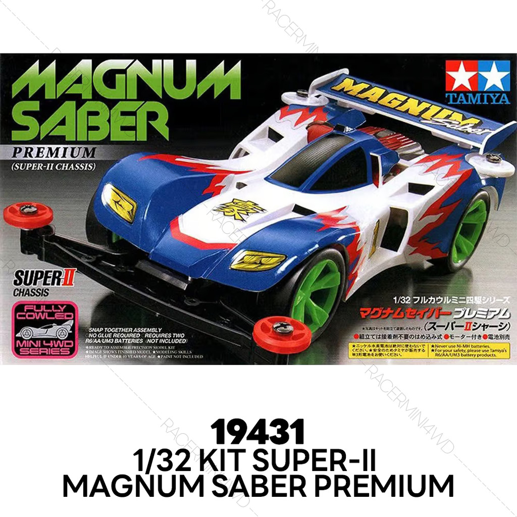 TAMIYA 19431 Mini 4WD Magnum Saber Premium (Super-II Chassis) | Shopee ...