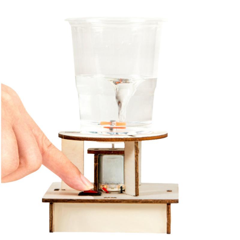 [San] 1 ชุด DIY ของเล่นวิทยาศาสตร์ไฟฟ้า Water Tornado Swirl Maker ...
