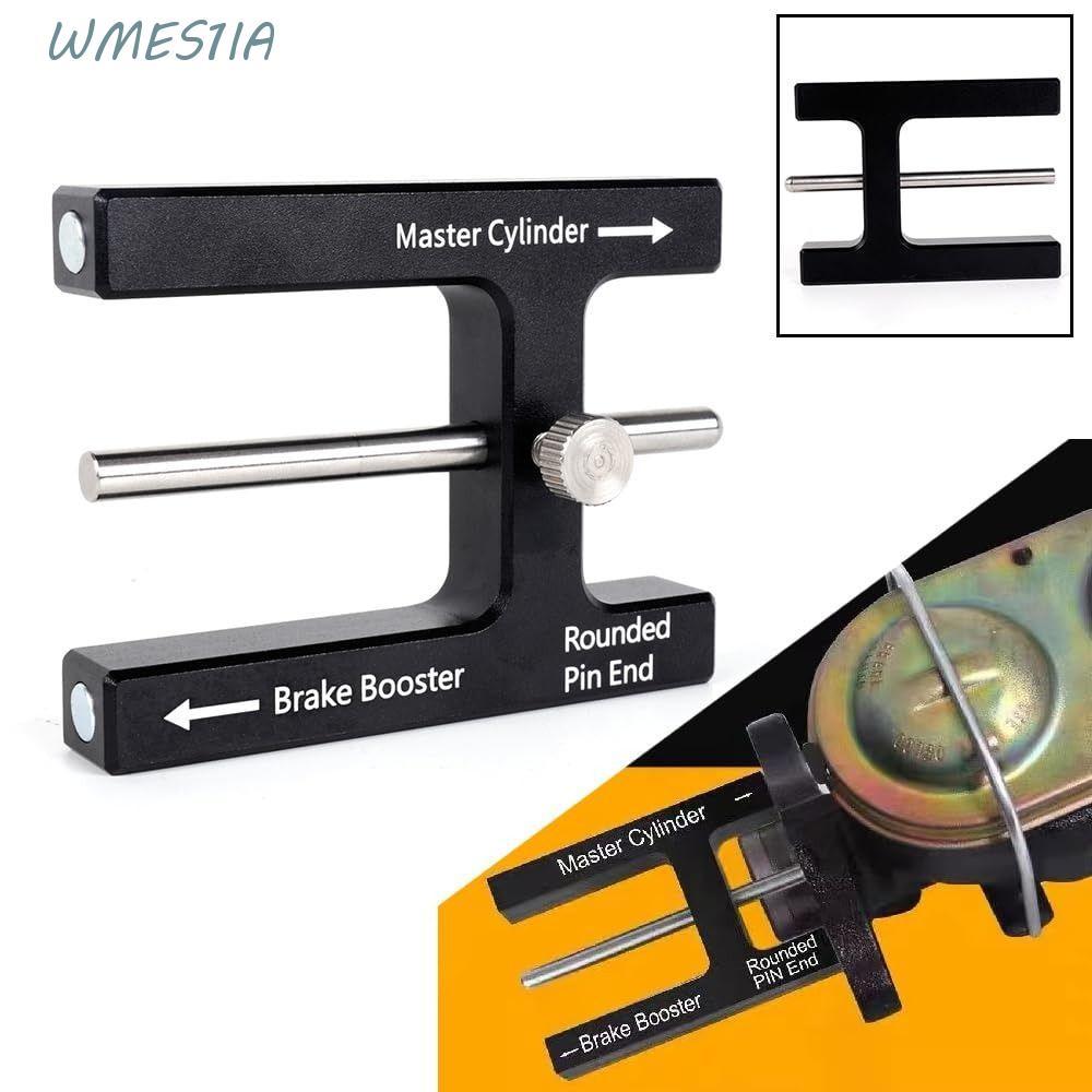 WMES1IA เบรค Booster Push Rod ความยาว Gauge,อลูมิเนียมปรับ Pin เบรคปรับ ...