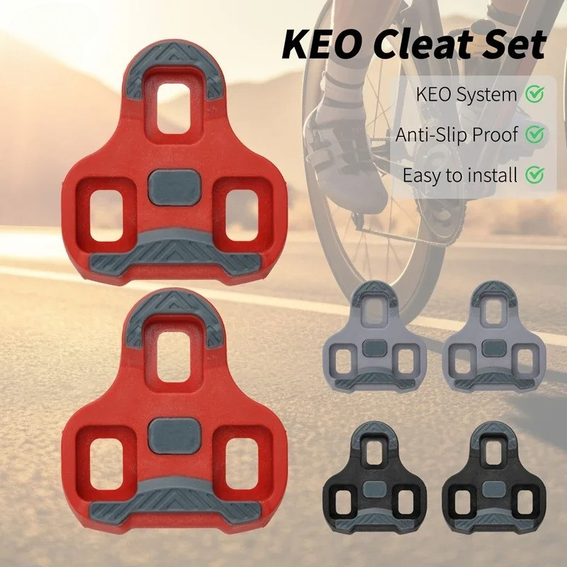 จักรยานเหยียบ Cleat Self-Locking: แผ่นคลิปสำหรับรองเท้าจักรยานเสือหมอบ ...