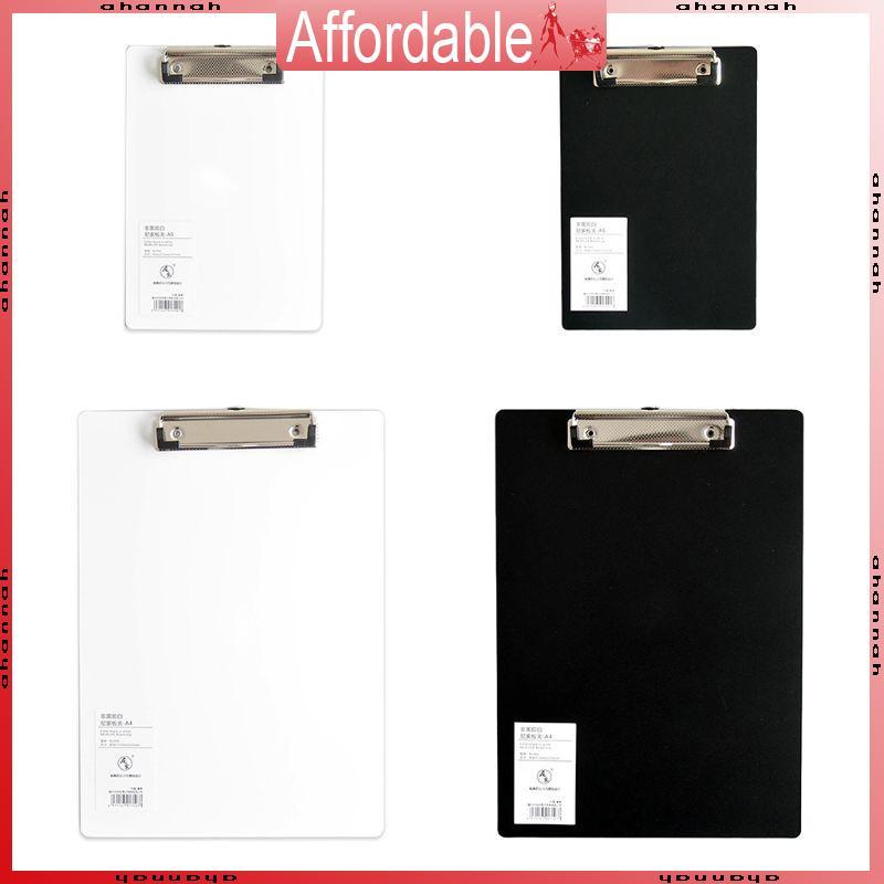 AH A4 A5 Notepad Memo Pad Board Clip Loose-leaf Notebook File Writing ...