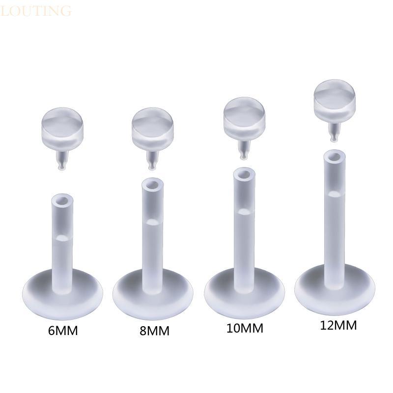 Laboratory Lip Labret Retainer อะคริลิค ขนาด 6, 8, 10, และ 12 มม. ...