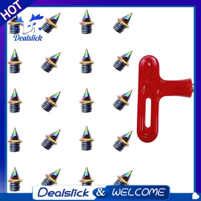 20 ชิ้น 1/4 นิ้ว Track Country Spikes พร้อม Track Spike ประแจ, เปลี่ยน ...