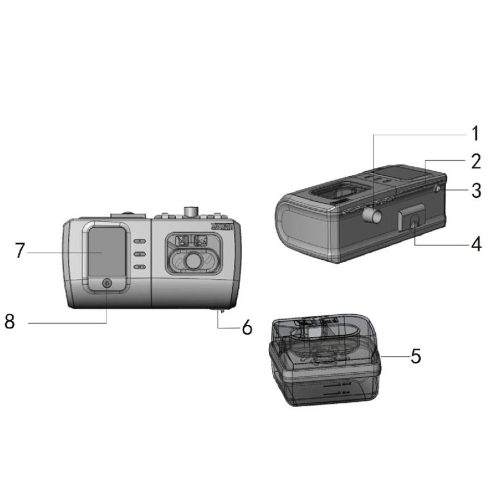 【COD】ปรับความดันอัตโนมัติ | ป้องกันกรนนอน |จัดส่งในพื้นที่Ventmed Ds-7/ ...