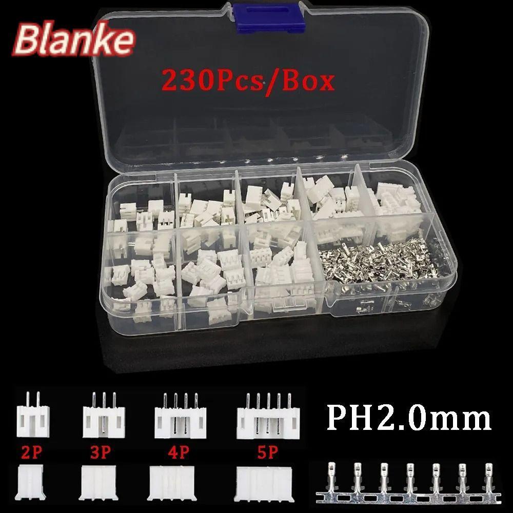 BLANKE Header JST Connector, 2.0mm Terminal Kit 2.0mm Pitch Terminal ...