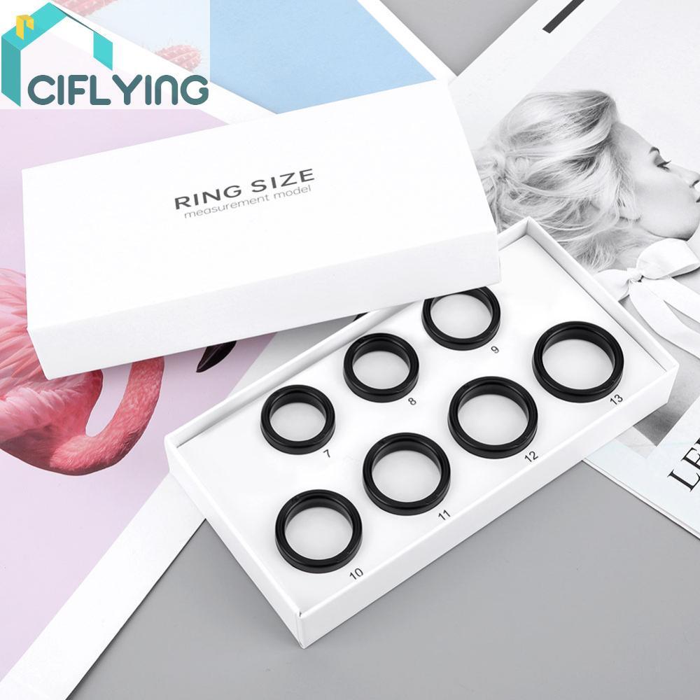Smart Ring Sizing Kit เครื่องมือวัดแหวน 7 ขนาดแหวนตัวอย่างขนาด 7 ถึง 13 ...