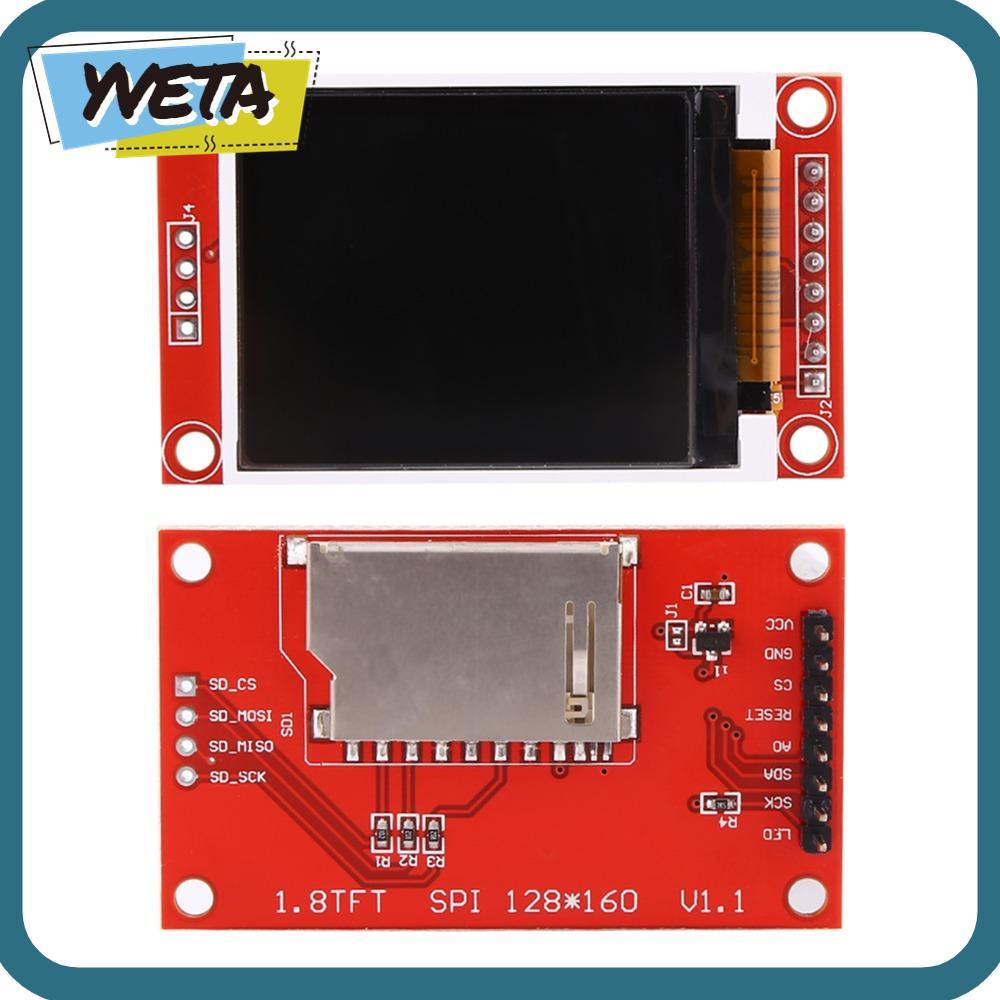 YVETA ST7735 โมดูลจอแสดงผล,แบบพกพา 1.8 นิ้ว SPI TFT LCD โมดูล,ความ ...