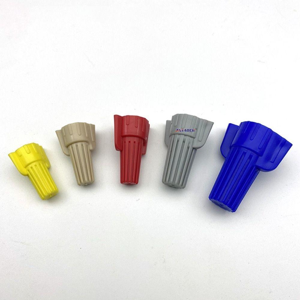 ANTOT 100 ชิ้นสายไฟเชื่อมต่อ, HP11 PVC Wire Nuts, Ribbed Safety ...