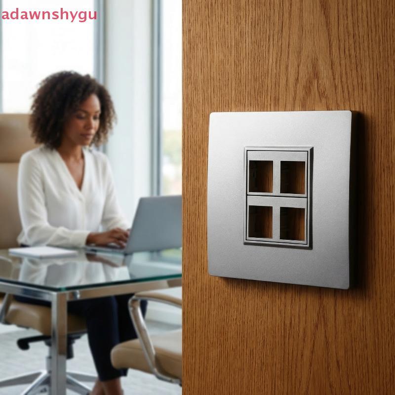 Adagu 4 พอร์ต nk แผงผนัง Faceplate Ja Soet Keystone ฝาครอบ Outlet ...