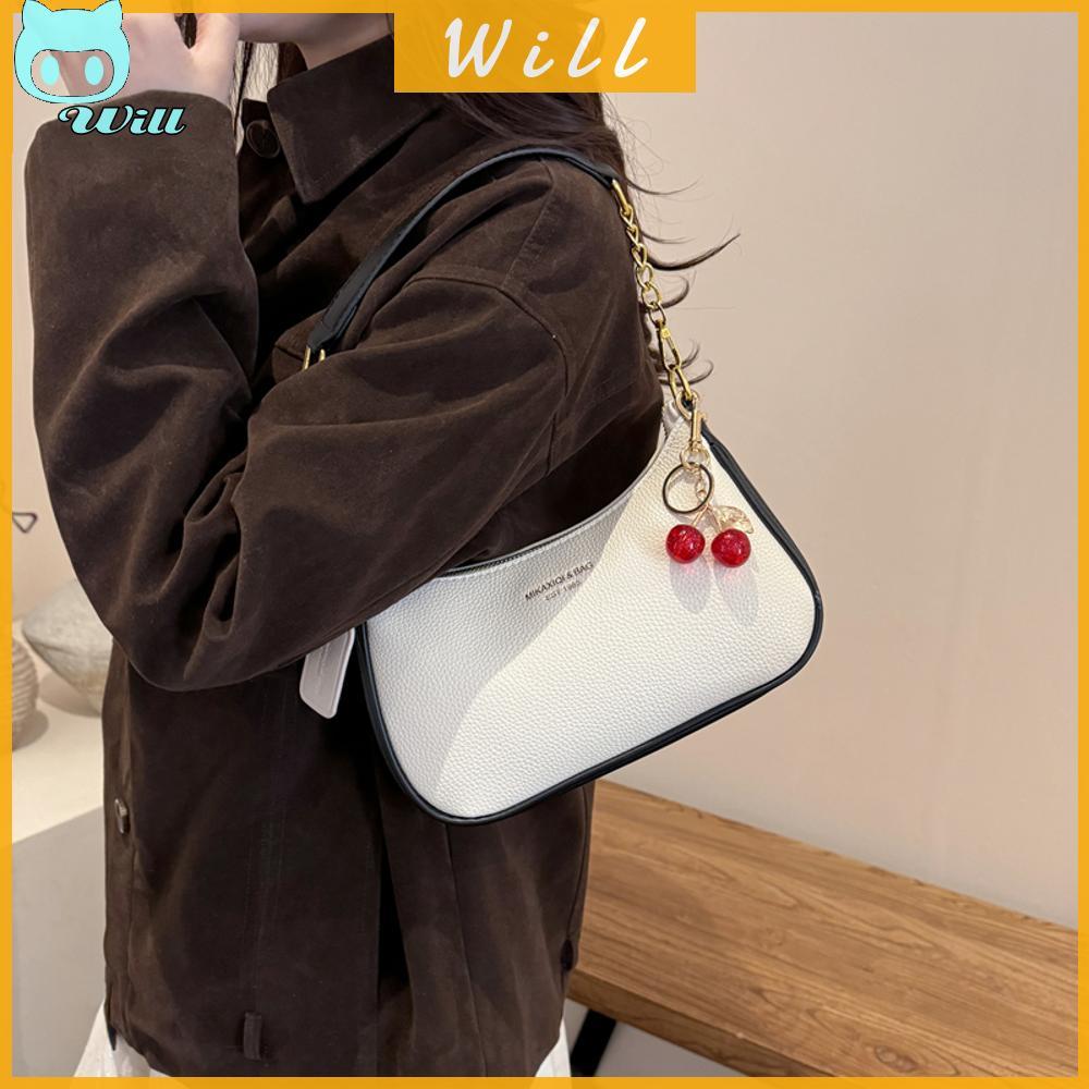 กระเป๋าสะพายข้างสไตล์ casual crossbody หนังPU สีขาบ สำหรับสุภาพสตรี ใช้ ...