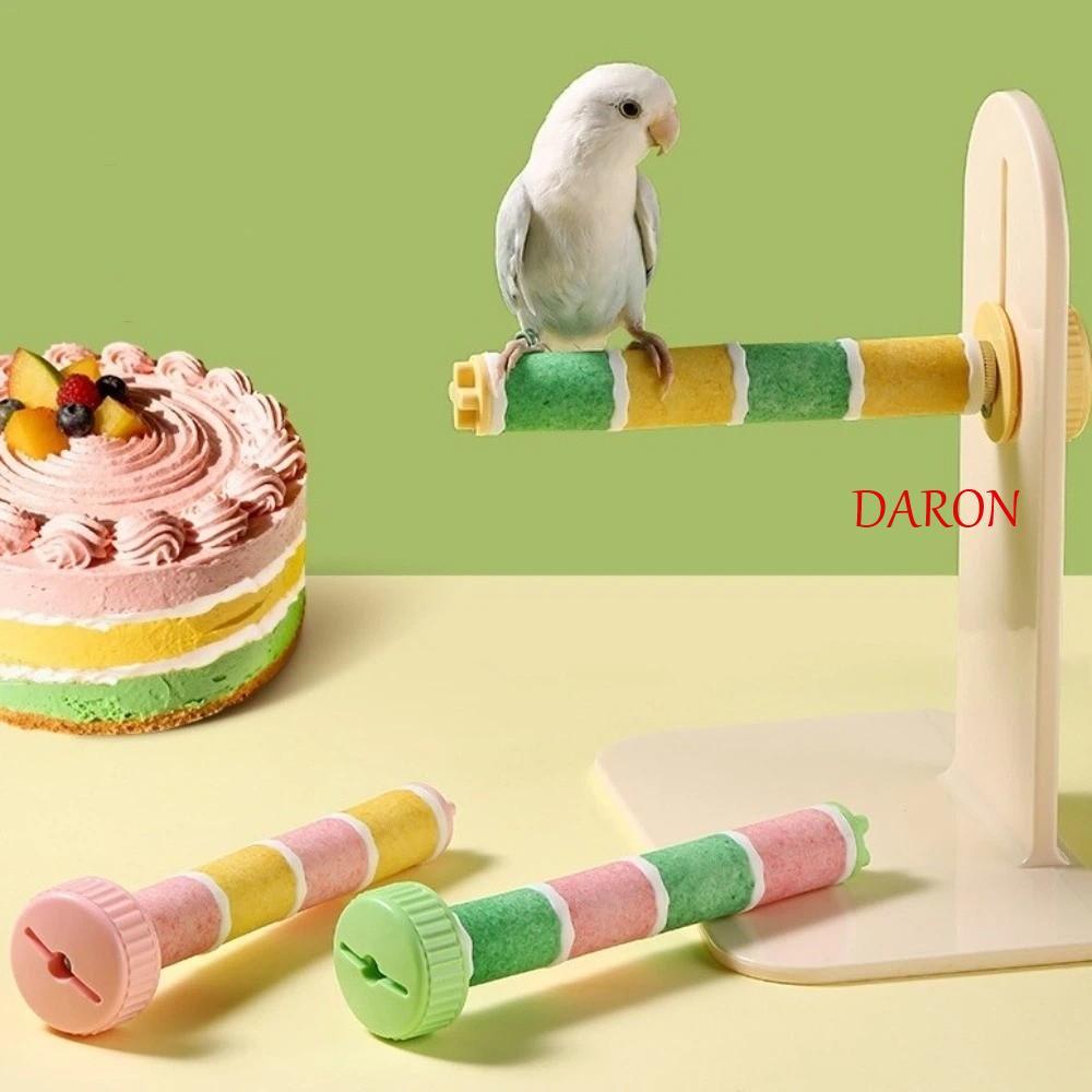 DARON Parrot Perching Station Rack,สวมใส่กัดทนBird ClawบดRod,Bird CAGE ...