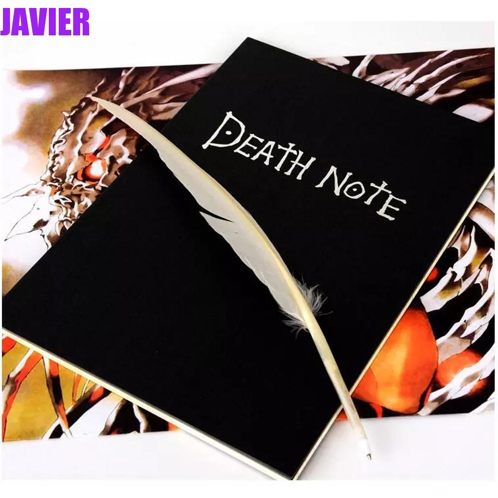 JAVIER Death Note Pad อะนิเมะการ์ตูนบทบาทเล่นหนังโรงเรียน Feather ปากกา ...