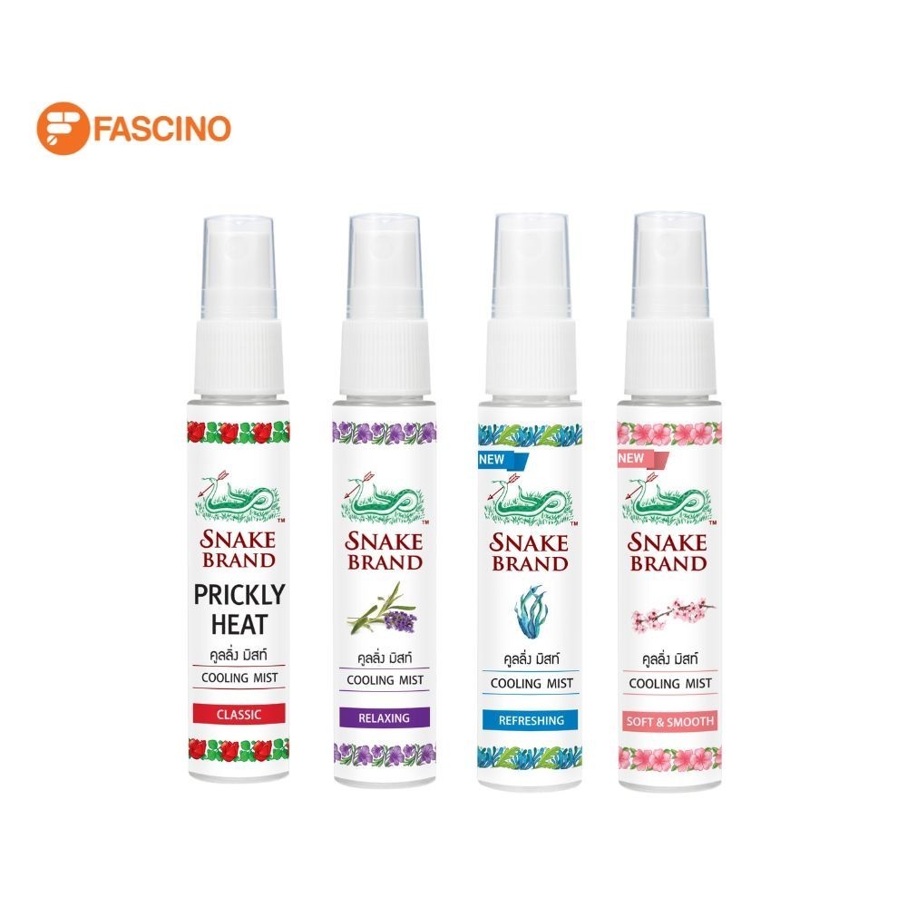 SNAKE BRAND COOLING MIST SPRAY สเปรย์ มิสท์ให้ความเย็นสำหรับผิวกาย ...