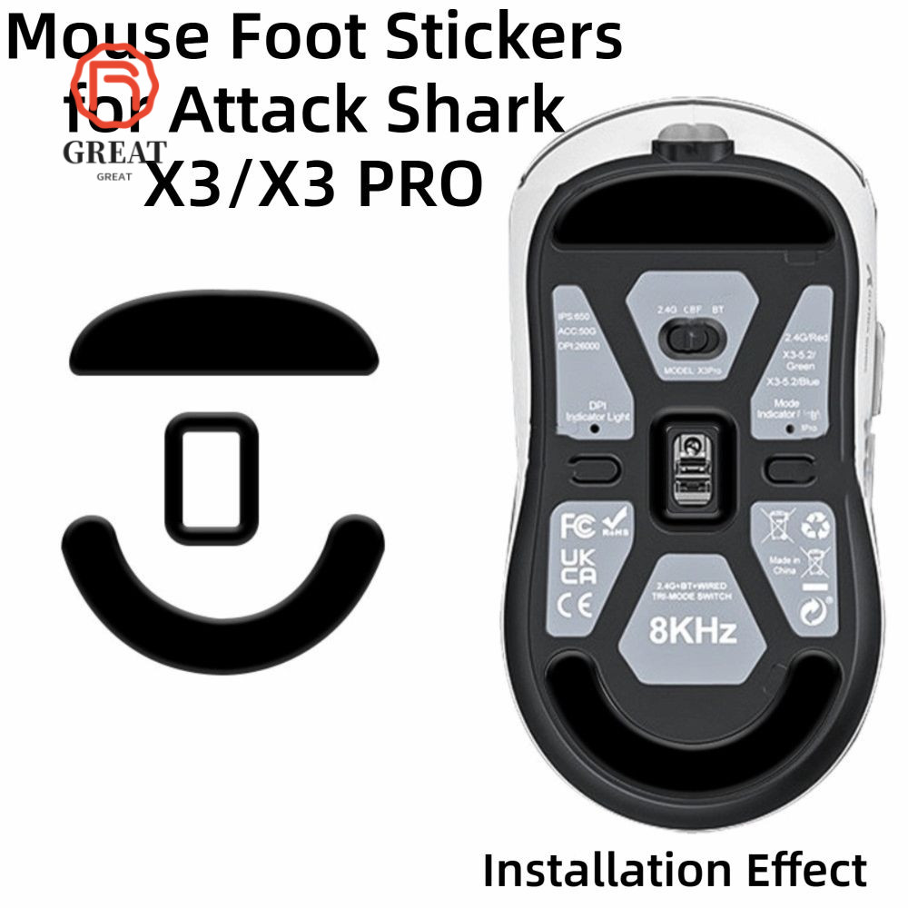 GREAT Mouse Foot Pads, Wear-Resistant Teflon Ice Edition Replacement ...