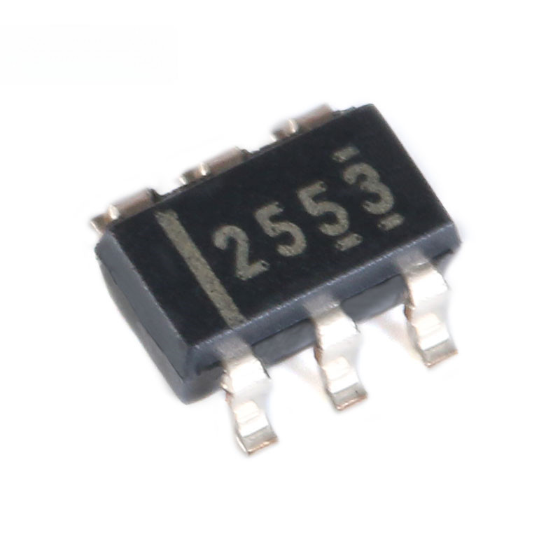 10 ชิ้น/5 ชิ้น TPS2553 TPS2553D TPS2553DBVR 2553 SOT23-6 SOT236 ปรับ ...