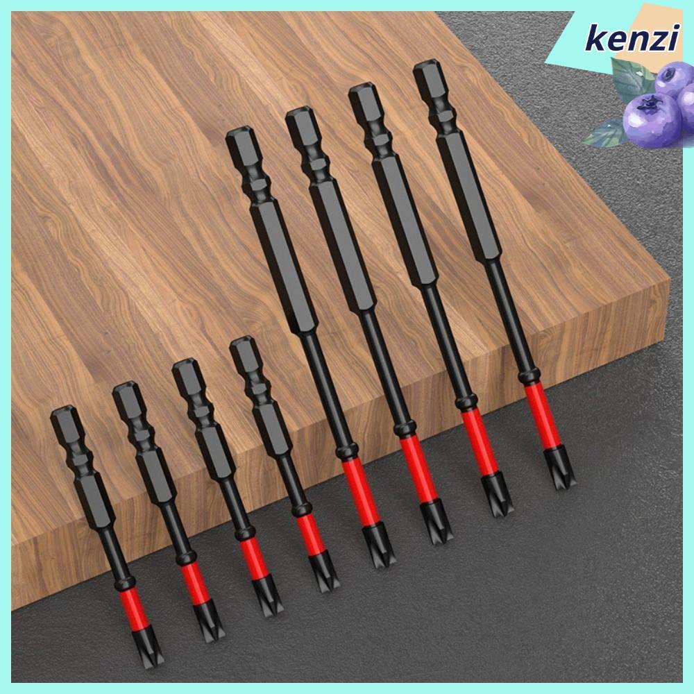 KENZI 5/10 ชิ้น Cross Slot สกรูไดร์เวอร์ Bit, 65/110 มม.Hex Shank ...