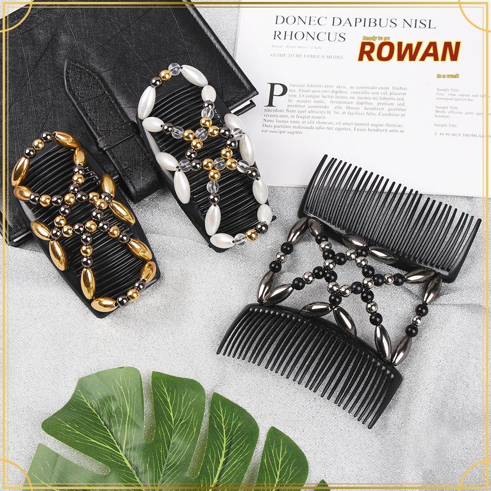 ROWANTH Magic หวีผม DIY Handmade Bun Maker กิ๊บยืดหยุ่น | Shopee Thailand