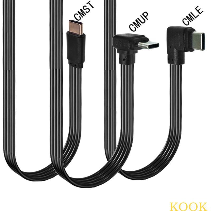 KOOK Portable USB 2 0 ถึง USB Type C Data Cable สายไฟรองรับ 10W Fast ...