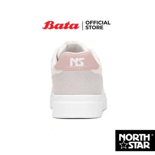 โปรโมชั่น Flash Sale : Bata บาจา North Star รองเท้าผ้าใบสนีคเกอร์ แบบผูกเชือก สำหรับผู้หญิง รุ่น NEW SKATER สีขาว 5201198