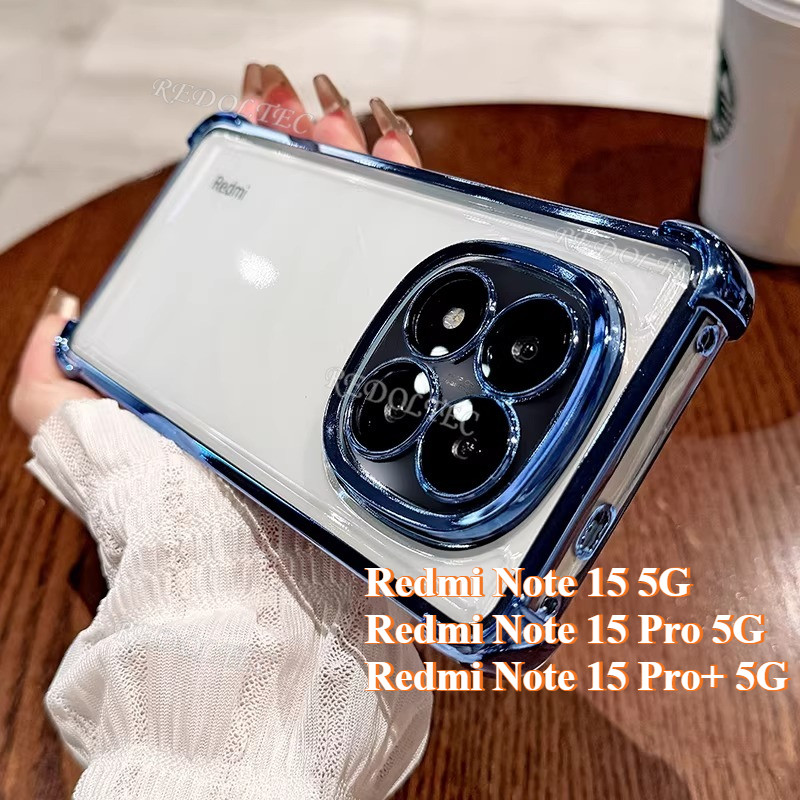 เคส Redim Note 15 15Pro Note 15 Pro + 5G ดีไซน์ใหม่สี่มุมกันกระแทกปลอก ...
