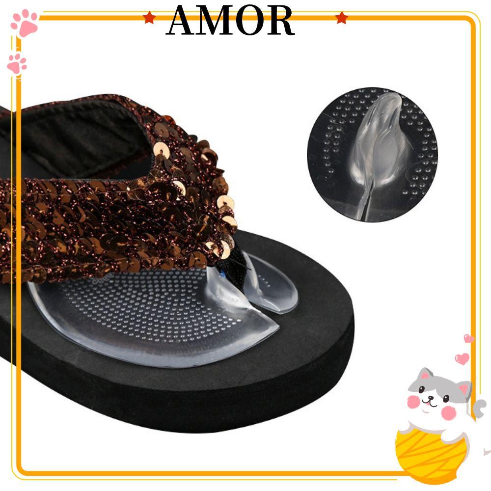 AMOR 1 คู่ Toe Post Protectors, ซิลิโคน Self กาว Toe โพสต์เจลเบาะ, สบาย ...