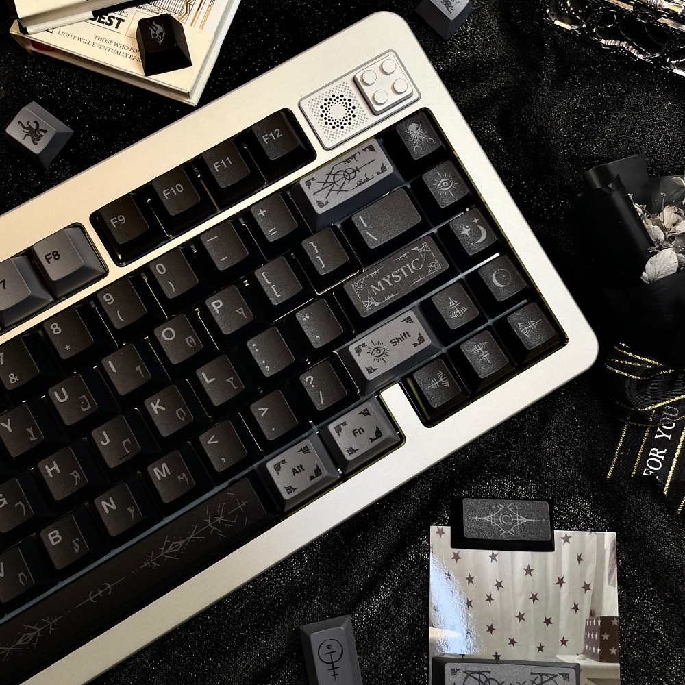 Mysticism Keycaps 140 คีย์โปรไฟล์เชอร์รี่ PBT Wooting Aula F75 ...