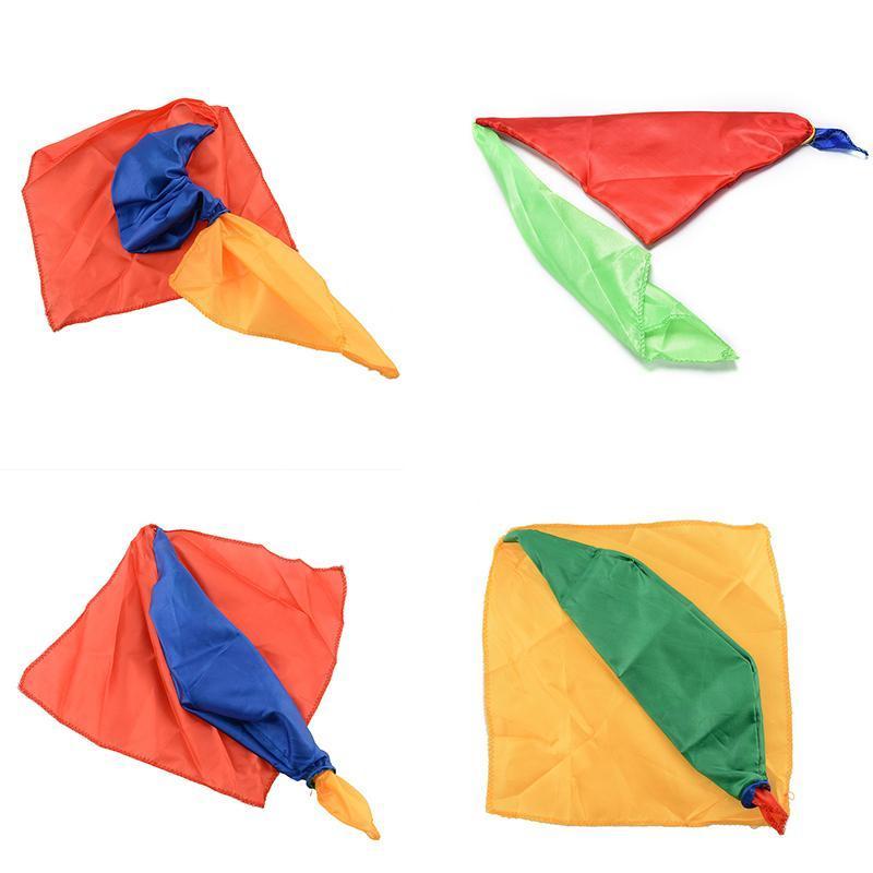 เปลี่ยนสีผ้าไหม Magic Tri Joke Props อุปกรณ์การแสดงมายากลและของเล่น ...