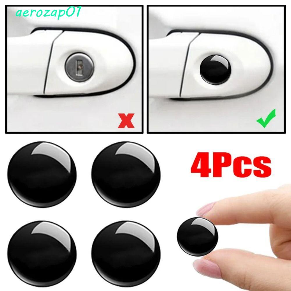 AEROZAP 4 ชิ้นล็อครถ Keyhole สติกเกอร์, PVC Anti-collision รถประตู ...