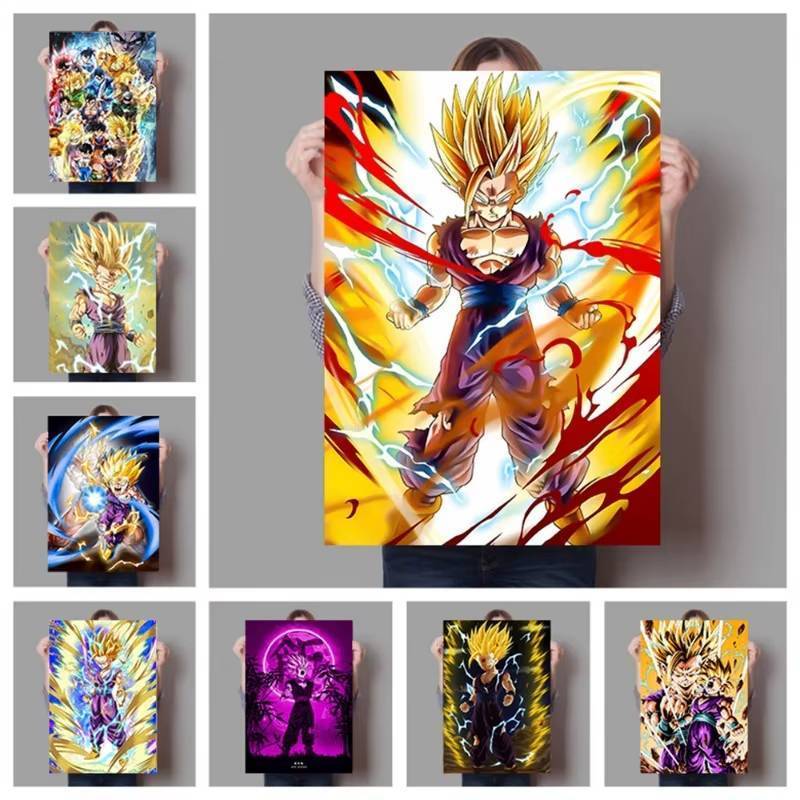 โปสเตอร์อนิเมะ Dragon Ball - Super Saiyan Son Gohan 2D Peripheral ...