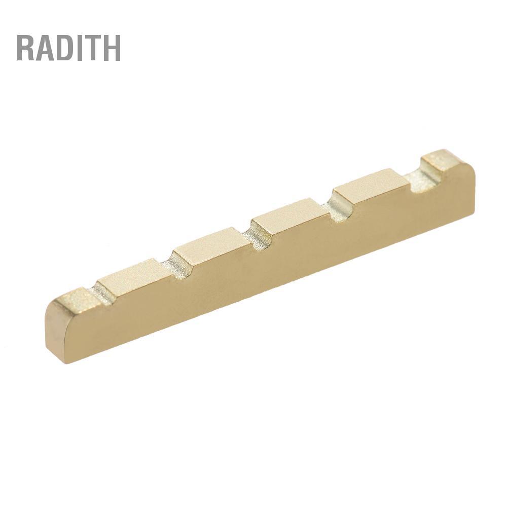 Radith Radith ERYUE Pre-Slotted Brass String Nut สำหรับกีตาร์เบสไฟฟ้า 5 ...