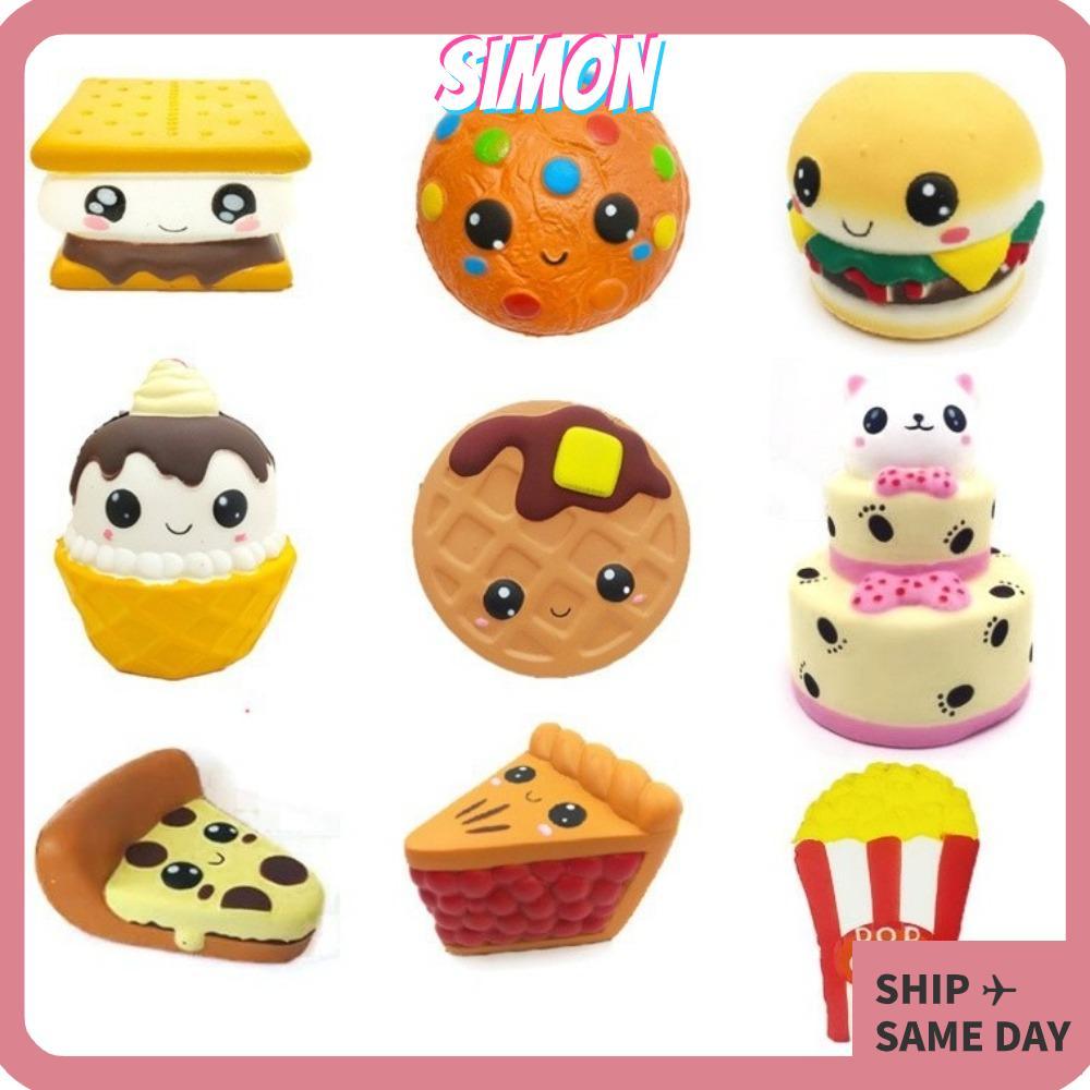 ของเล่นบีบ SIMON, PU Jumbo Expression Squishy Fidget Toy, ตลก ...