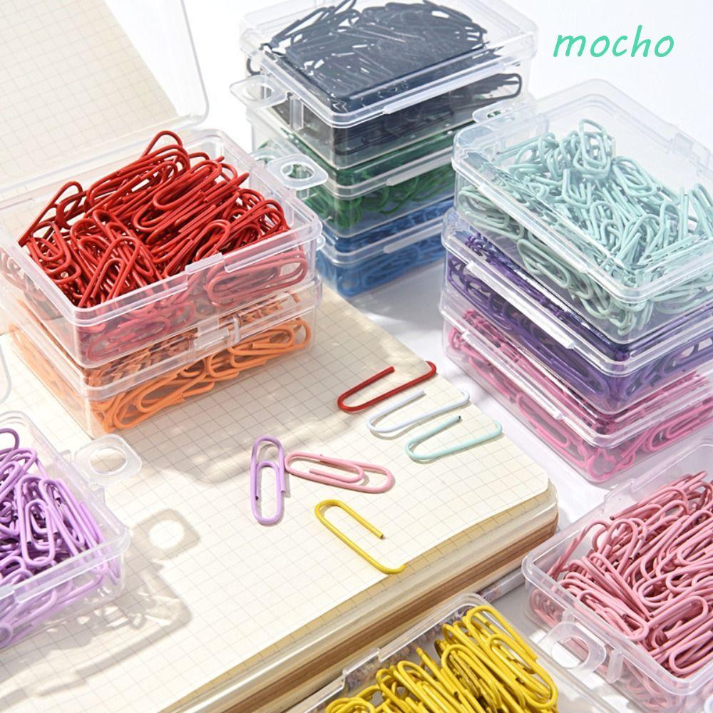MOCHO 50PCS คลิปหนีบกระดาษโลหะ, Creative Binding Bookmark คลิป, Mini ...