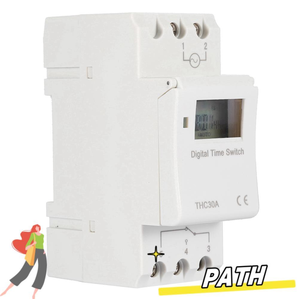 PATH Electronic Time Control, THC 30A 1-168h โปรแกรม Digital Timer ...
