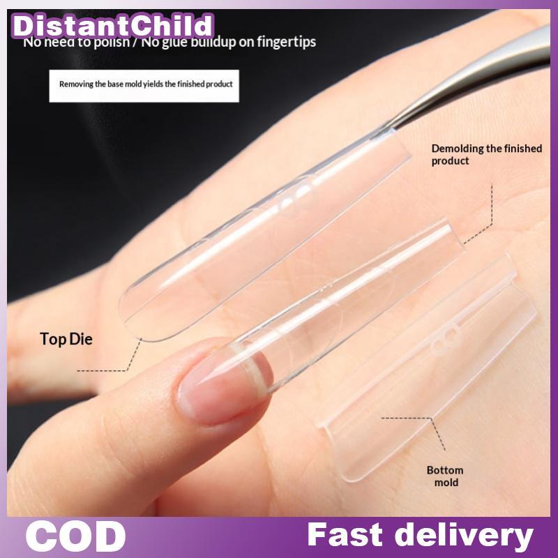 DSTH 240 ชิ้นแซนวิช Dual เล็บรูปแบบ 15 ขนาด Extensions-Dual รูปแบบ ...