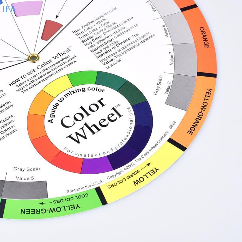 IFA Professional Paper Card Design Color Mix Wheel Ink Chart Gidance ...