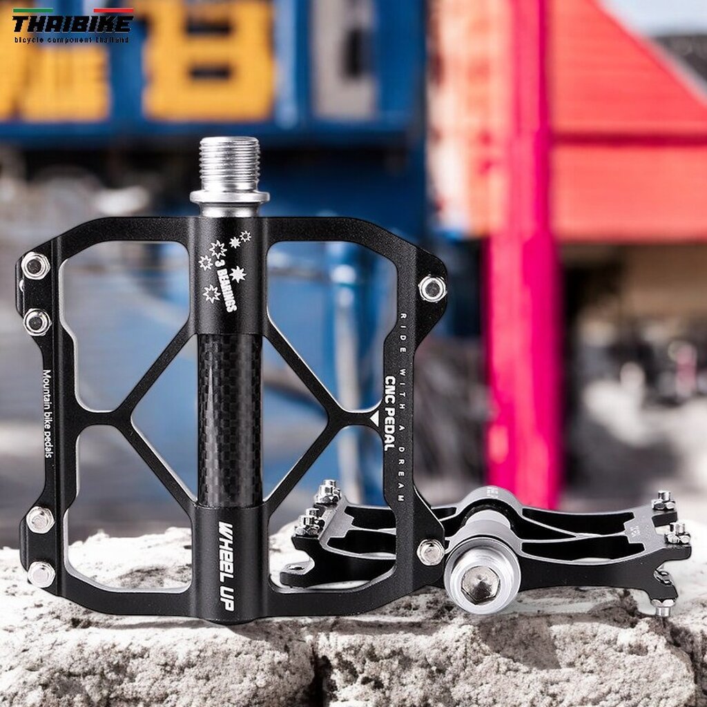 บันไดจักรยานแบบริ่ง WHEEL UP รุ่น KPS8 แกนเคลือบคาร์บอน | Shopee Thailand