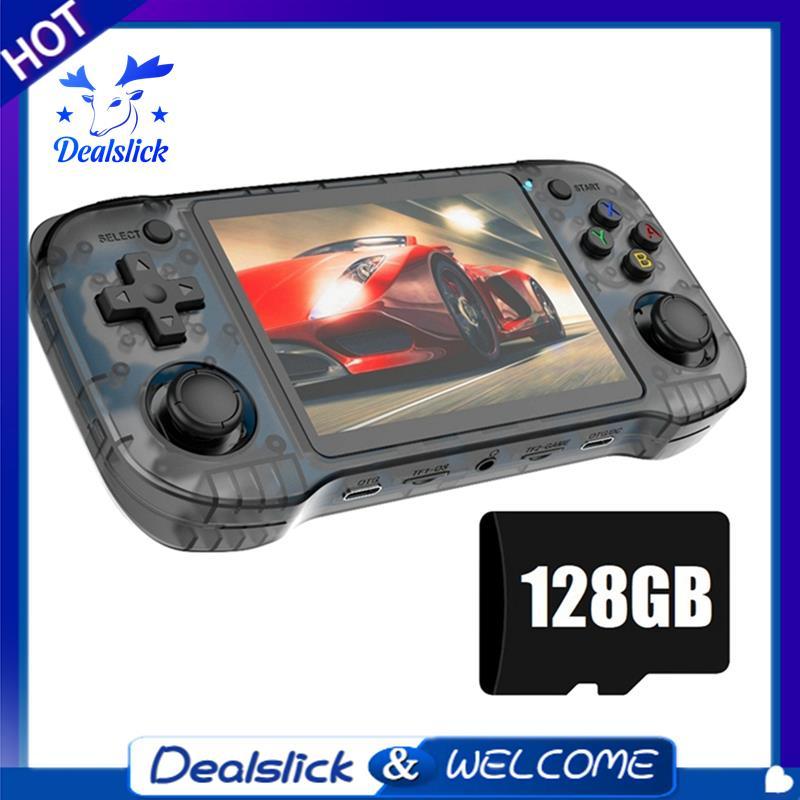 R46H มือถือคอนโซลวิดีโอเกมย้อนยุค 4.2 นิ้วหน้าจอ 128G 20000 + เกมแบบ ...